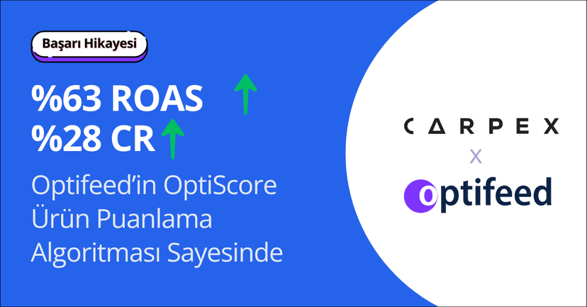 Başarı Hikayesi: Carpex – Optifeed’in OptiScore Algoritmasıyla %63 ROAS Artışı Elde Etti